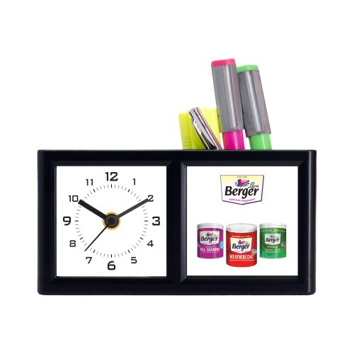 table clock customized logo printing